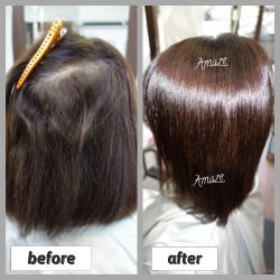 before＆afterショートヘアー写真