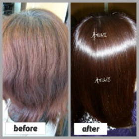 before＆afterショートヘアー写真
